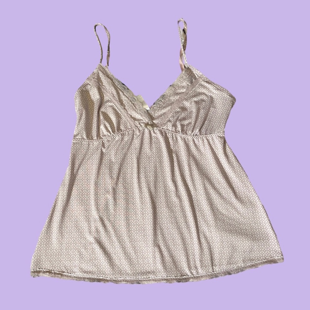 Marilyn Monroe Purple and White Lace Tank Top